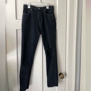 Aritzia Citizens of Humanity Liya Black Jeans